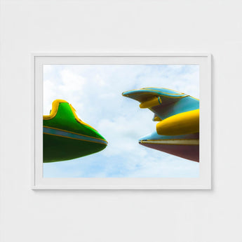 Top and Tail - Jet Plane Carnival Ride Print / Canvas Giclée, Waking Dream Prints