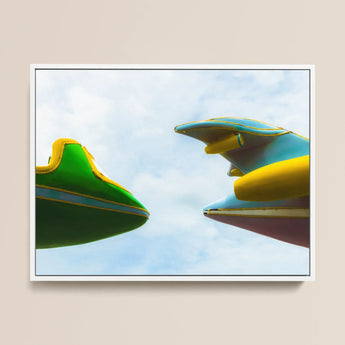Top and Tail Giclée Print / Canvas, 8×10’’ / 20x25cm / White Frame, Posters Prints & Visual Artwork, Toby Leon