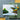 Vibrant Green Yellow Retro Airplane Model Blue Accents Tail Giclée Print, Waking Dream