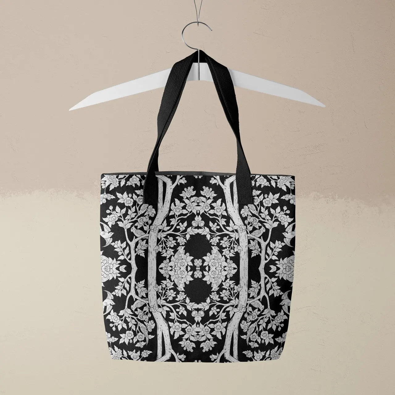 Aviary Tote - Raven - Heavy Duty Reusable Grocery Bag Bags