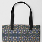 Strawberry Thief - William Morris Tote Black Bags