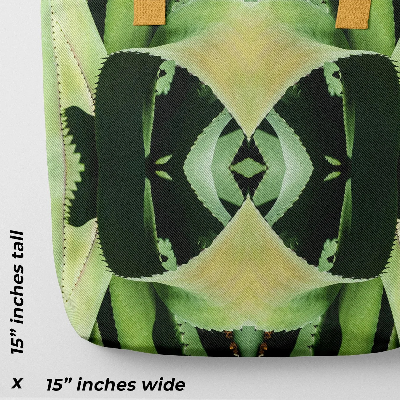 Oh so Succulent - Trippy Modern Botanical Tote Bags