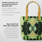 Oh so Succulent - Trippy Modern Botanical Shopping Tote Bags