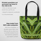 Spiked - Trippy Aloe Vera Botanical Shopping Tote Bags