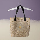 Divine Order - Islamic Geometric Pattern Tote Black Handles Bags