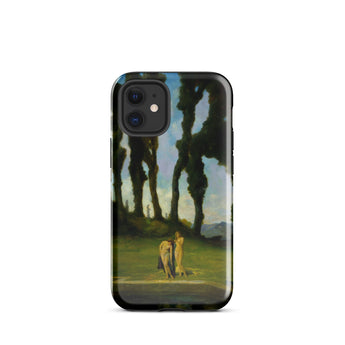 After the Bath - Charles Walter Stetson Phone Case Mobile Cases Black Phone Case Printed Reproduction Painting Two Sisters Walter Stetson