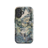 Trees in Bird Garden Iver Heath - Paul Nash Phone Case Mobile Cases Phone Case Detailed Painterly Landscape Design Muted Greens Nash’s