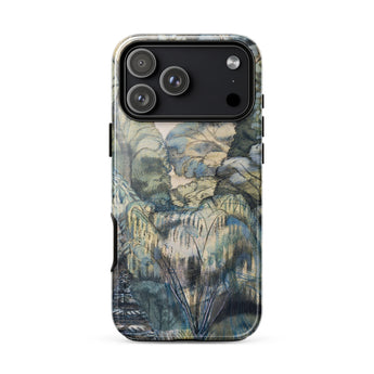 Trees in Bird Garden Iver Heath - Paul Nash Phone Case Mobile Cases Sleek Phone Case Detailed Painterly Design Waterfalls Lush Nash’s Bird,