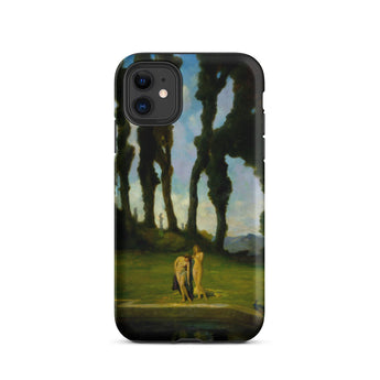 After the Bath - Charles Walter Stetson Phone Case Mobile Cases Black Phone Case Printed Reproduction Painting Bath John Walter Stetson