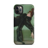 After the Ball - Ramon Casas y Carbo Phone Case Iphone 11 Pro Max / Matte Phone Case Painting Ramon Casas, Fevered Sigh, Her Limbs,