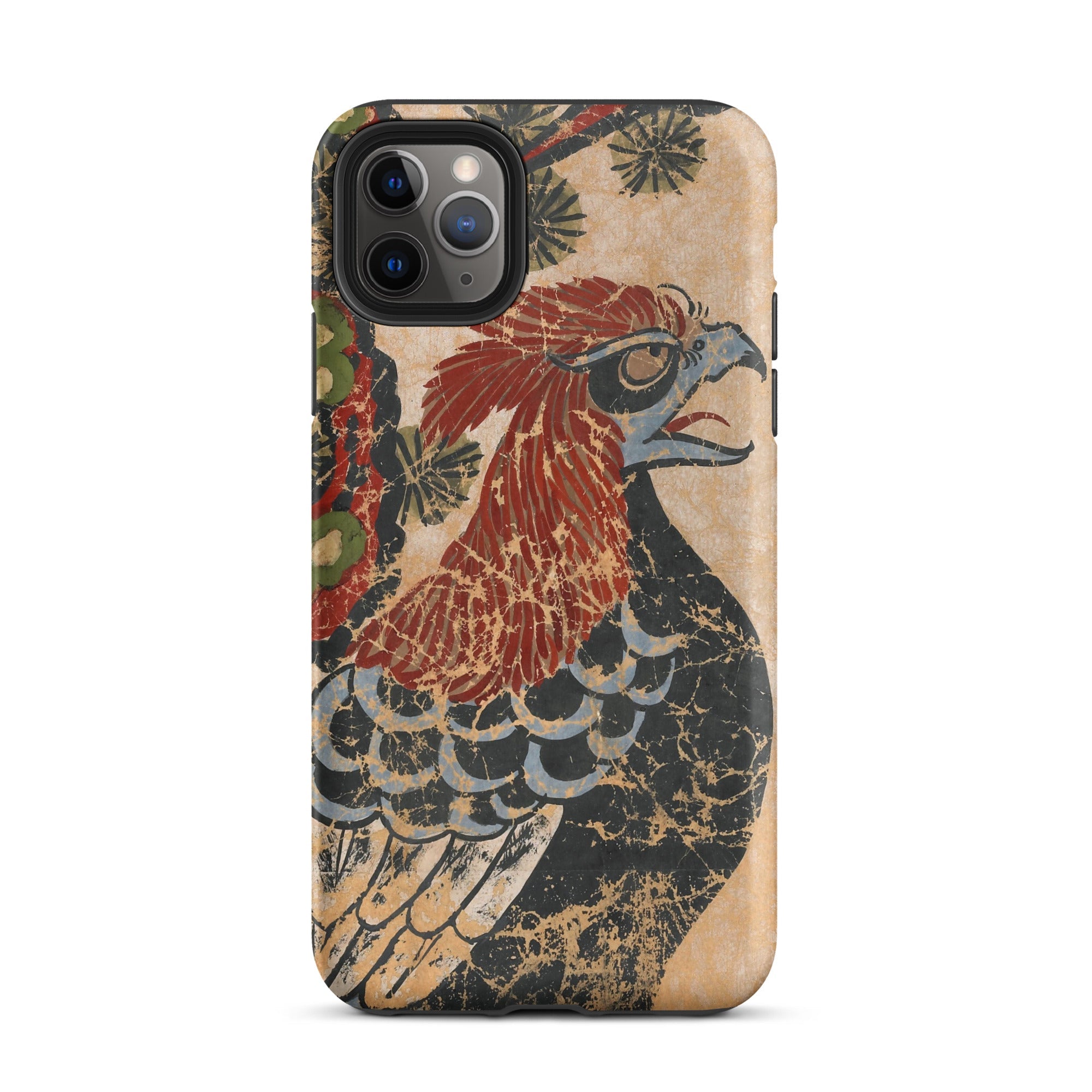 Otsu-e of Eagle - Edo Art Iphone Case, 11 Pro Max / Matte, Phone Case Eagle Design