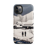 Snow at Nipponmatsu - Hiroaki Takahashi Phone Case Iphone 11 Pro Max / Matte Phone Case Winter Scene Winter’s Hush, Hiroaki Takahashi’s,