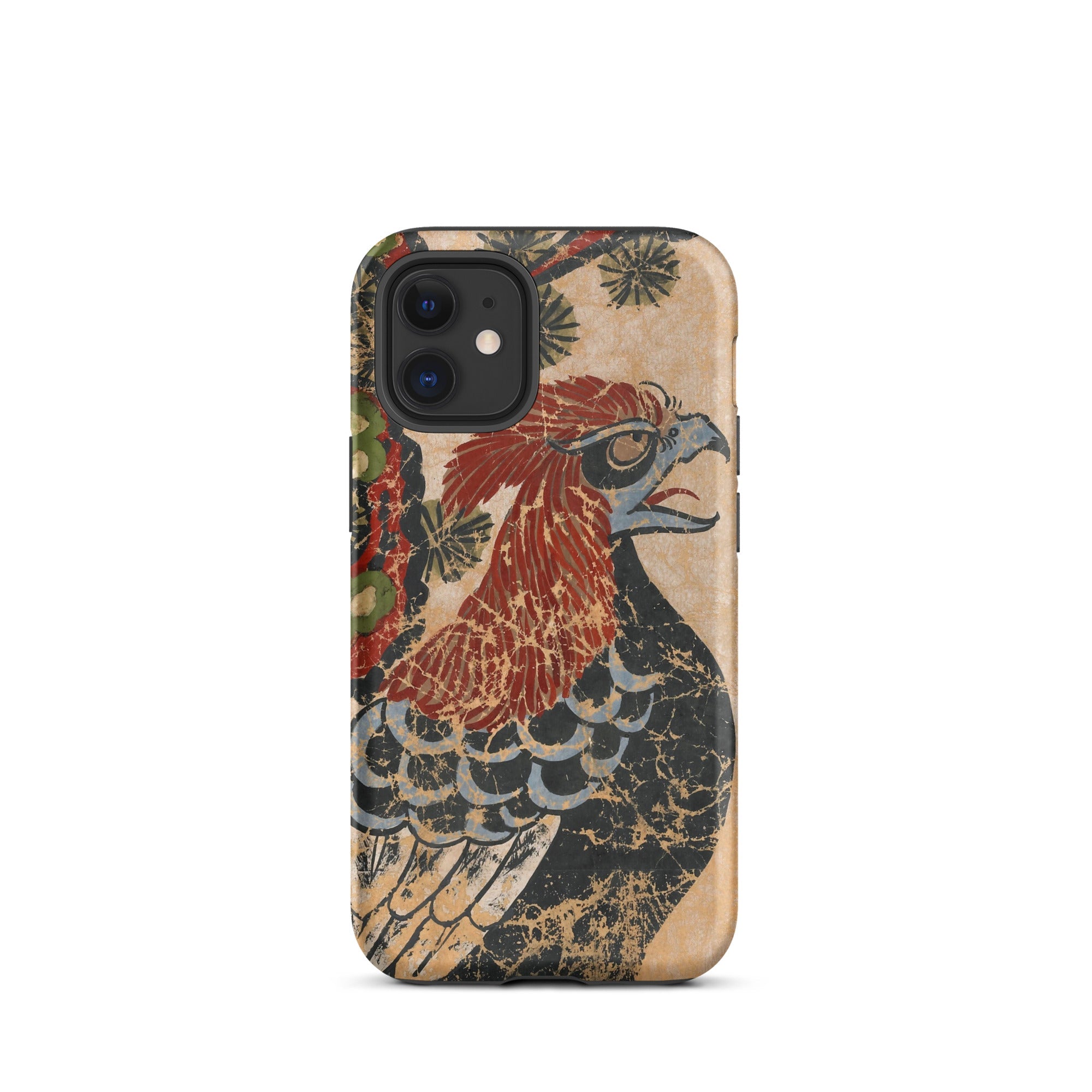 Otsu-e of Eagle - Edo Art Iphone Case, 12 Mini / Matte, Phone Case Eagle Design