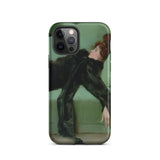 After the Ball - Ramon Casas y Carbo Phone Case Iphone 12 Pro / Matte Phone Case Painting Ramon Casas, Fevered Sigh, Her Limbs,