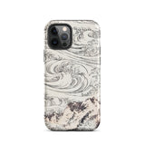 Whirlpool at Awa - Katsushika Hokusai Phone Case Iphone 12 Pro / Matte Phone Case Wave Mountain Design Katsushika Hokusai Iphone, Ocean