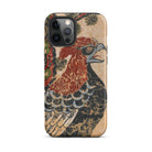 Otsu-e of Eagle - Edo Art Iphone Case, 12 Pro Max / Matte, Phone Case Eagle Design