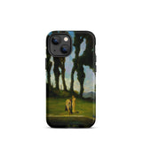 After the Bath - Charles Walter Stetson Phone Case Mobile Cases Black Phone Case Printed Reproduction Painting Two Sisters Walter Stetson