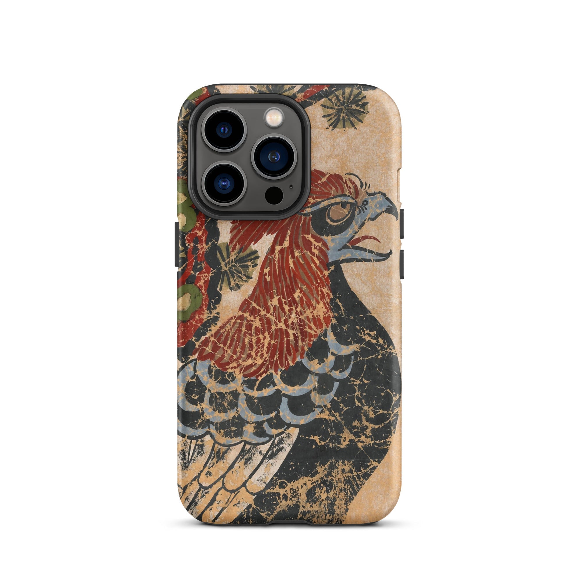 Otsu-e of Eagle - Edo Art Iphone Case, 13 Pro / Matte, Iphone Case Eagle Design