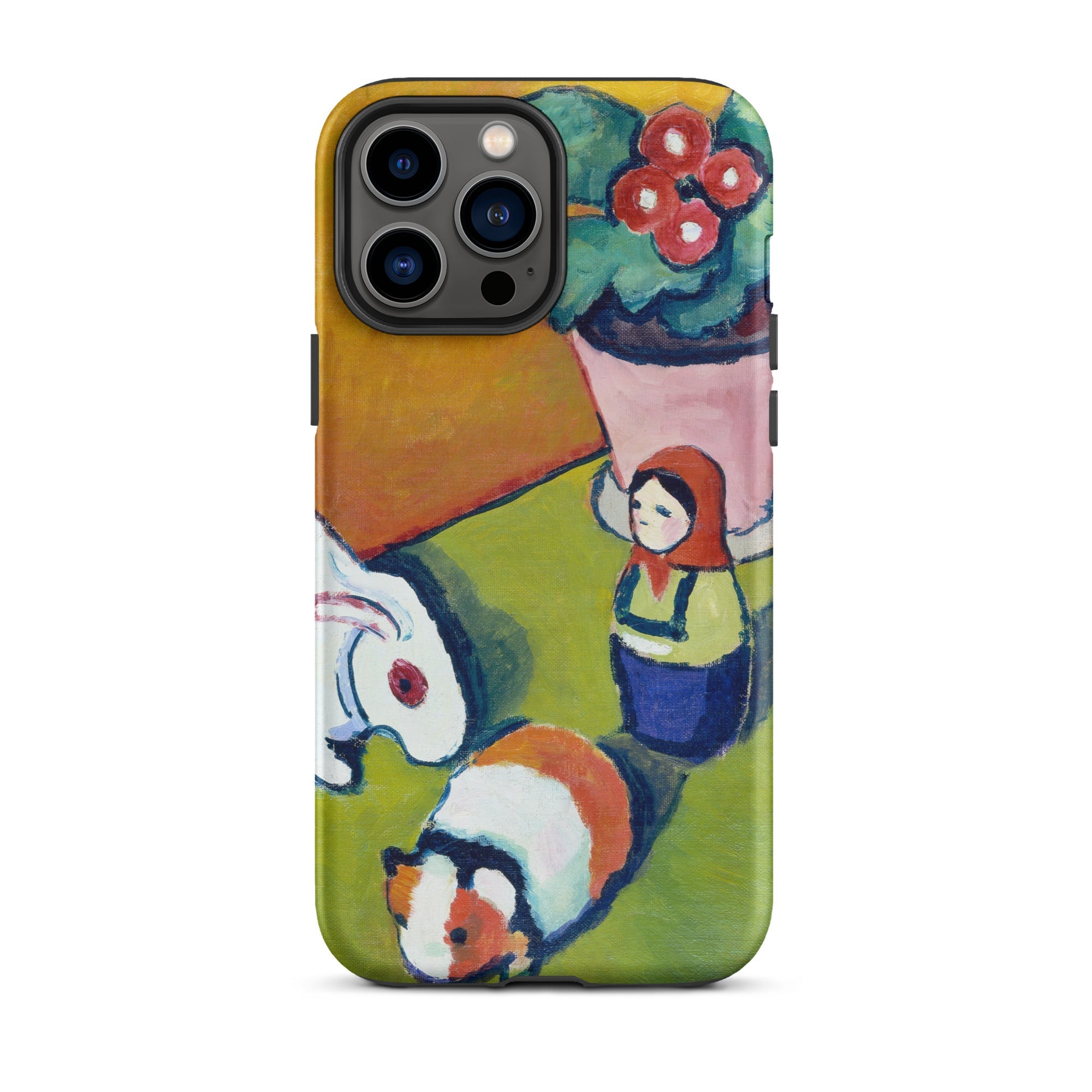 Little Walter’s Toys - August Macke Iphone Case, 13 Pro Max / Matte, Phone Case Colorful Painting
