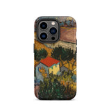 Landscape with House - Vincent Van Gogh Phone Case Iphone 14 Pro / Matte Artistic Phone Case Gogh’s Brushwork, Vincent Gogh, Gogh Iphone