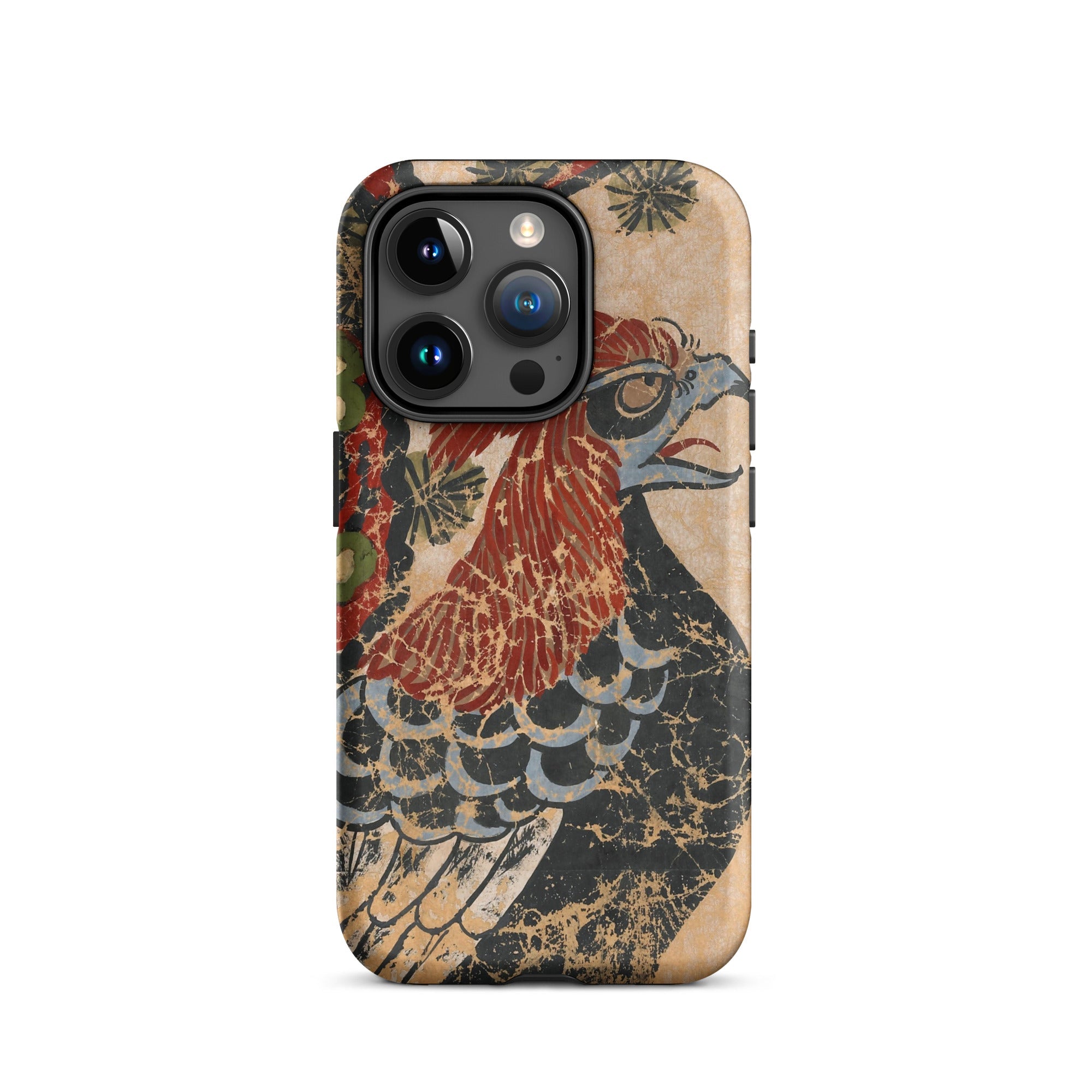 Otsu-e of Eagle - Edo Art Iphone Case, 15 Pro / Matte, Phone Case Bird Design