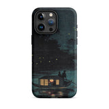 Fireflies at Ochanomizu - Kobayashi Kiyochika Phone Case Iphone 15 Pro Max / Matte Artistic Phone Case Kobayashi Kiyochika Iphone Case,