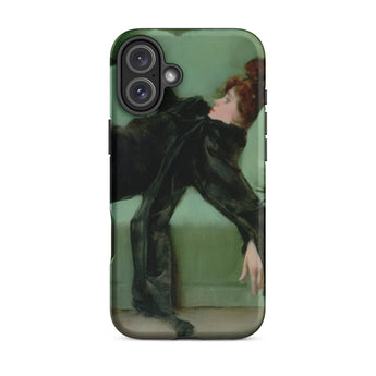 After the Ball - Ramon Casas y Carbo Phone Case Iphone 16 Plus / Matte Phone Case Painting Ramon Casas, Fevered Sigh, Her Limbs,