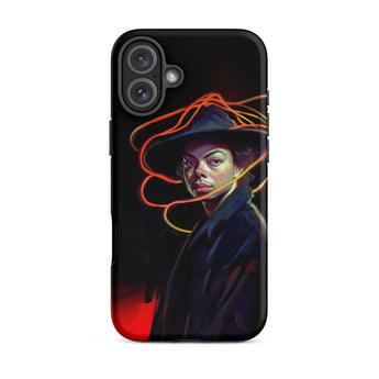 Nyx - Gay Witch Iphone Case, 16 Plus / Matte, Phone Case Portrait Art