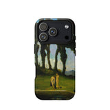 After the Bath - Charles Walter Stetson Phone Case Mobile Cases Black Phone Case Printed Reproduction Painting Bath Jean-baptiste-camille