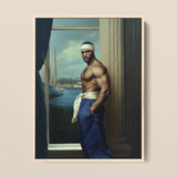 The Trade - Black Gay Sea Captain Art Print / Canvas, 12x16’’ / 31x41cm / Natural Frame, Posters Prints & Visual Artwork, Toby Leon