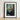 Black-framed Art Print Muscular Man Blue Trousers White Gay Sea Captain, Black