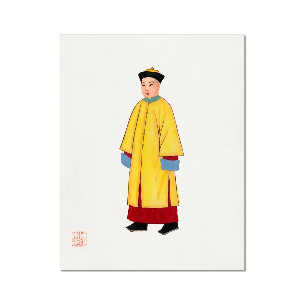 Priest - Qing Dynasty Art Print 11’’x14’’ Posters Prints & Visual Artwork