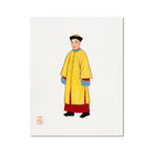 Priest - Qing Dynasty Manchu Fashion Art Print 11’’x14’’ Posters Prints & Visual Artwork