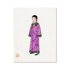 Noblewoman - Qing Dynasty Manchu Fashion Art Print 11’’x14’’ Posters Prints & Visual Artwork