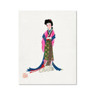 Noblewoman - Manchu Fashion Art Print Posters Prints & Visual Artwork