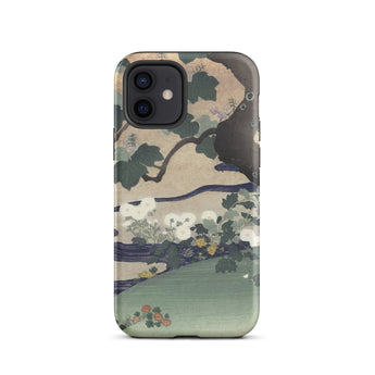 Tree and Chrysanthemums - Kogyo Tsukioka Iphone Case, 12 / Matte, Mobile Phone Cases, Toby Leon