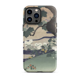 Tree and Chrysanthemums - Kogyo Tsukioka Iphone Case, 13 Pro Max / Matte, Mobile Phone Cases, Toby Leon
