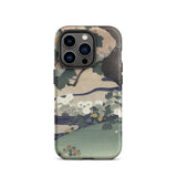 Tree and Chrysanthemums - Kogyo Tsukioka Iphone Case, 14 Pro / Matte, Mobile Phone Cases, Toby Leon