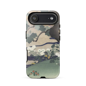 Tree and Chrysanthemums - Kogyo Tsukioka Iphone Case, 17 Air / Gloss, Mobile Phone Cases, Toby Leon