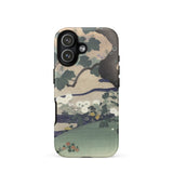 Tree and Chrysanthemums - Kogyo Tsukioka Iphone Case, 17 / Matte, Mobile Phone Cases, Toby Leon