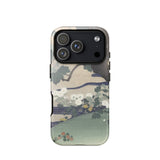 Tree and Chrysanthemums - Kogyo Tsukioka Iphone Case, 17 Pro / Gloss, Mobile Phone Cases, Toby Leon