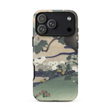 Tree and Chrysanthemums - Kogyo Tsukioka Iphone Case, 17 Pro Max / Matte, Mobile Phone Cases, Toby Leon