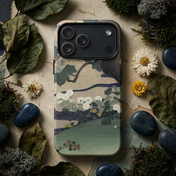 Árbol y Crisantemos - Funda para Iphone de Kogyo Tsukioka, Fundas para Teléfonos Móviles, Toby Leon