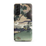 Tree and Chrysanthemums - Kogyo Tsukioka Phone Case, Samsung Galaxy S21 Plus / Matte, Mobile Cases, Toby Leon