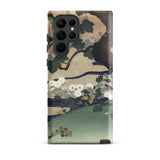 Tree and Chrysanthemums - Kogyo Tsukioka Phone Case, Samsung Galaxy S22 Ultra / Matte, Mobile Cases, Toby Leon