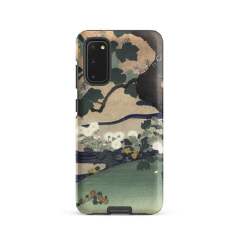 Tree and Chrysanthemums - Kogyo Tsukioka Samsung Case, Galaxy S20 / Matte, Mobile Phone Cases, Toby Leon