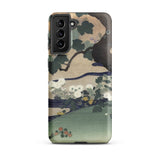 Tree and Chrysanthemums - Kogyo Tsukioka Samsung Case, Galaxy S21 Plus / Matte, Mobile Phone Cases, Toby Leon