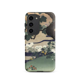 Tree and Chrysanthemums - Kogyo Tsukioka Samsung Case, Galaxy S23 / Matte, Mobile Phone Cases, Toby Leon