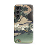 Tree and Chrysanthemums - Kogyo Tsukioka Samsung Case, Galaxy S24 Plus / Matte, Mobile Phone Cases, Toby Leon