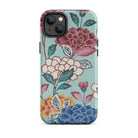 Tree Peonies Bingata Panel Iphone Case, 14 Pro / Matte